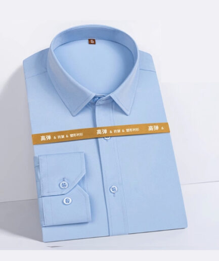 light blue shirt